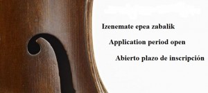 Application period to access BELE basque violin making school